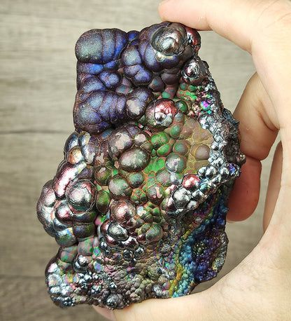 | Top premium rare Iridescent Goethite, Turgite, Hematite, Iridescent | COLOUR: Purple, Blue, Green,pink | 100% natural color |