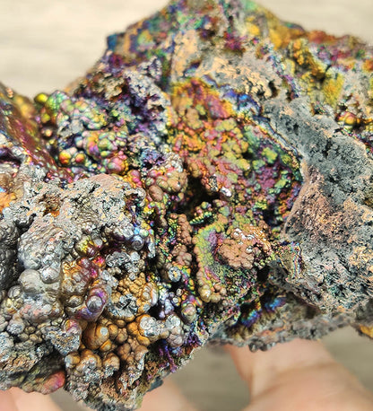 | Top premium rare Iridescent Goethite, Turgite, Hematite, Iridescent | COLOUR: Rainbow | 100% natural color |