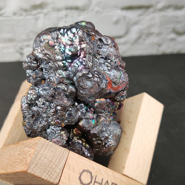 | Top premium rare Iridescent Goethite, Turgite, Hematite, Iridescent | COLOUR: silver, Rainbow | 100% natural color |