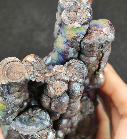 | Top premium rare Iridescent Goethite, Turgite, Hematite, Iridescent | COLOUR:Silver, Rainbow | 100% natural color |