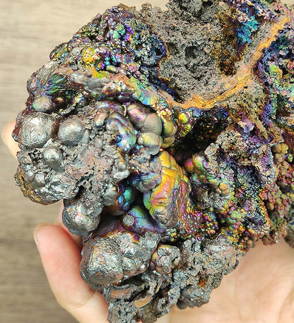| Top premium rare Iridescent Goethite, Turgite, Hematite, Iridescent | COLOUR: Rainbow | 100% natural color |