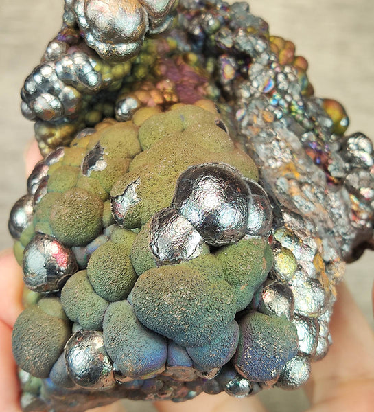 | Top premium rare Iridescent Goethite, Turgite, Hematite, Iridescent | COLOUR: Gold, Green, Pink, Silver | 100% natural color |