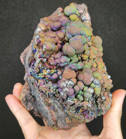 | Top premium rare Iridescent Goethite, Turgite, Hematite, Iridescent | COLOUR:Green, Gold, Rainbow | 100% natural color |