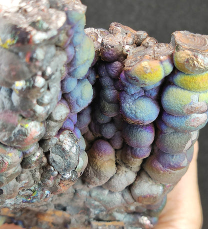 | Top premium rare Iridescent Goethite, Turgite, Hematite, Iridescent | COLOUR:Silver, Rainbow | 100% natural color |