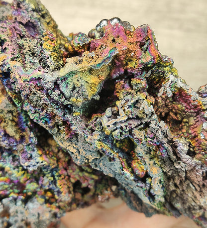 | Top premium rare Iridescent Goethite, Turgite, Hematite, Iridescent | COLOUR: Rainbow | 100% natural color |