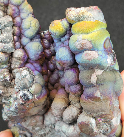 | Top premium rare Iridescent Goethite, Turgite, Hematite, Iridescent | COLOUR:Silver, Rainbow | 100% natural color |