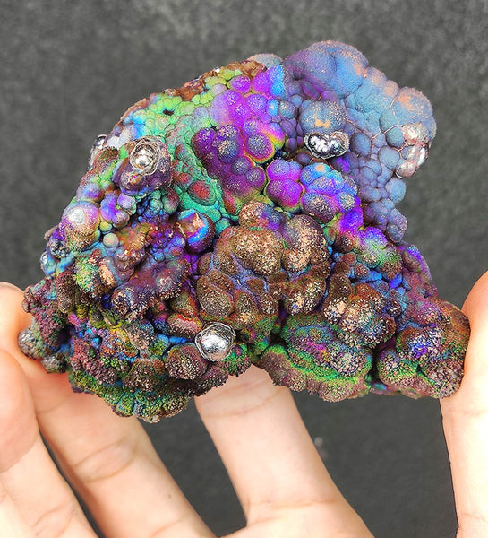 | Top premium rare Iridescent Goethite, Turgite, Hematite, Iridescent | COLOUR: Blue, Purple | 100% natural color |