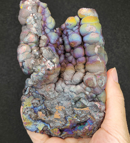 | Top premium rare Iridescent Goethite, Turgite, Hematite, Iridescent | COLOUR:Silver, Rainbow | 100% natural color |