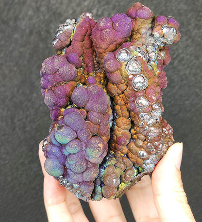 Collector's Grade "HARUKA Giant Buddha Bead" Mystic Purple-Gold Specimen | Purple x Gold x Silver x Green | Elite Old Core Material | Emotional Equilibrium & Universal Manifestation | Natural Malaysian Leklai