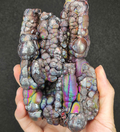 | Top premium rare Iridescent Goethite, Turgite, Hematite, Iridescent | COLOUR:Silver, Rainbow | 100% natural color |