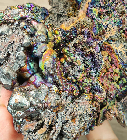 | Top premium rare Iridescent Goethite, Turgite, Hematite, Iridescent | COLOUR: Rainbow | 100% natural color |