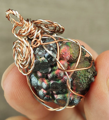 [Top Tier] Buddha Bead Gallstone Pendant | Quad-Color Manifestation | Green, Pink, Silver & Gold | All-in-One Energy Anchor