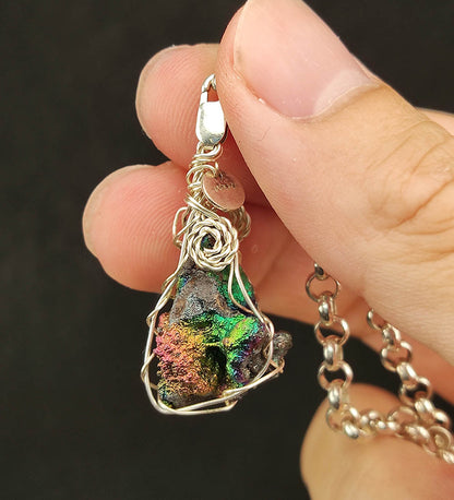 "Top-Grade" Multicolor Leklai Clasp Pendant | Gold, Green, Pink & Orange | Universal Energy Support | Modular Accessory | Malaysia Natural Leklai