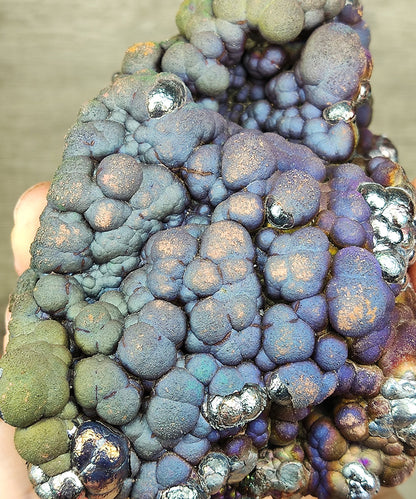 [Ultra Rare] Haruka Grand Buddha Bead | Green, Blue & Purple Manifestation (10.7cm) | Ancient Colorful Gallstone Core | Supreme Energy Anchor