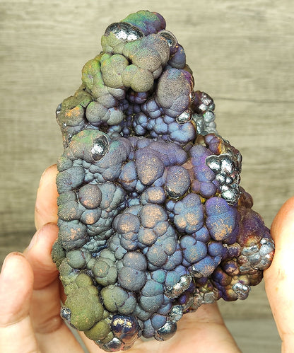 [Ultra Rare] Haruka Grand Buddha Bead | Green, Blue & Purple Manifestation (10.7cm) | Ancient Colorful Gallstone Core | Supreme Energy Anchor