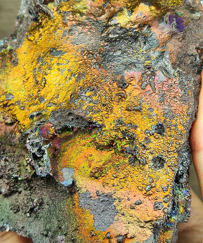 [Top Grade] Golden Rainbow Crystal Leklai | Gallstone Core | Gold, Orange, Pink & Silver | Radiant Starlight & Ultimate Abundance