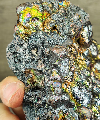 | Top premium rare Iridescent Goethite, Turgite, Hematite, Iridescent | COLOUR: gold , orange | 100% natural color |