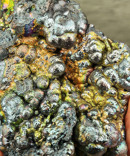 | Top premium rare Iridescent Goethite, Turgite, Hematite, Iridescent | COLOUR: gold , orange | 100% natural color |