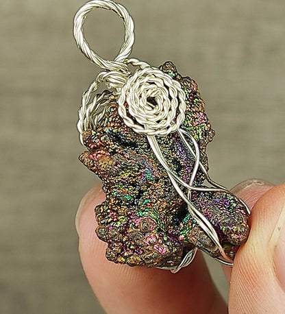 [Top Grade] Rainbow Leklai Small Pendant | Gold, Purple & Pink | Wealth, Wisdom & Relationship Harmony