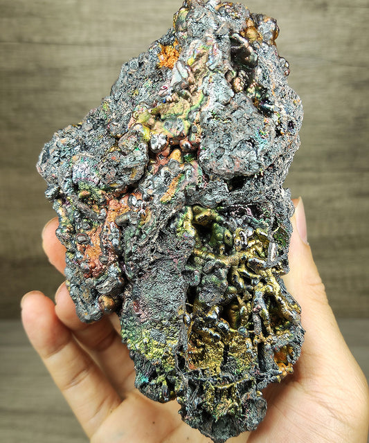 | Top premium rare Iridescent Goethite, Turgite, Hematite, Iridescent | COLOUR: gold , orange | 100% natural color |