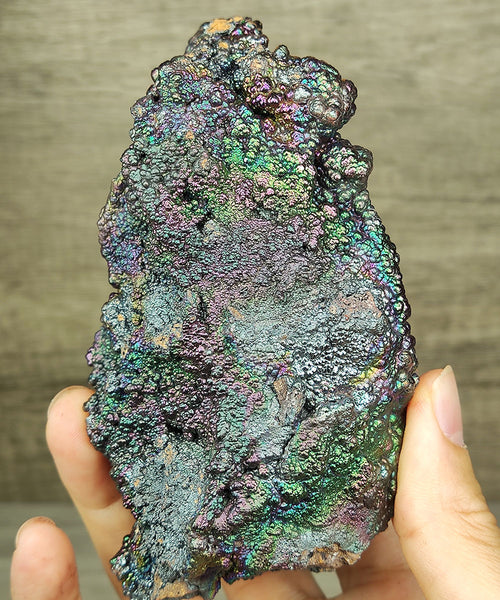 | Top premium rare Iridescent Goethite, Turgite, Hematite, Iridescent | COLOUR: Pink, Green, Silver | 100% natural color |