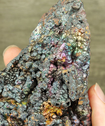 [Premium] Rainbow Bead Leklai | Gallstone Core | Natural Wealth Cave & Calcite Symbiosis