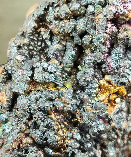 [Premium] Rainbow Bead Leklai | Gallstone Core | Natural Wealth Cave & Calcite Symbiosis
