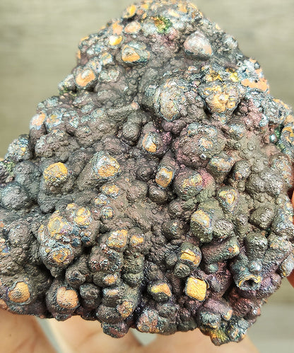 [Premium] Rainbow Bead Leklai | Gallstone Core | Natural Wealth Cave & Calcite Symbiosis