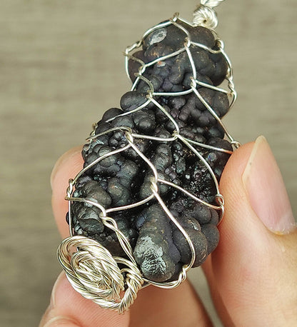 [Rare] Ancient Buddha Pillar (5.6cm) | Deep Purple Manifestation | Old Shell Gallstone | Master of Blocking Negativity
