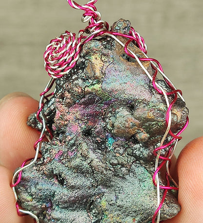 [Ultra Rare] Purple Scale Leklai Pendant (4.7cm) | Dragon Armor Morphology | 4-Color Manifestation | Elite Gallstone Ancient Material
