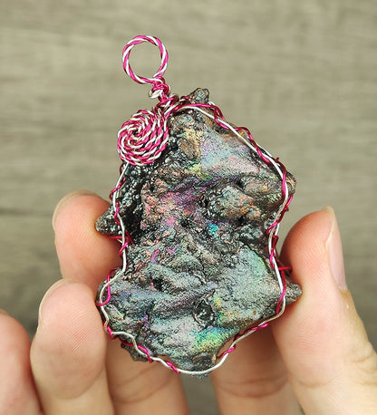 [Ultra Rare] Purple Scale Leklai Pendant (4.7cm) | Dragon Armor Morphology | 4-Color Manifestation | Elite Gallstone Ancient Material