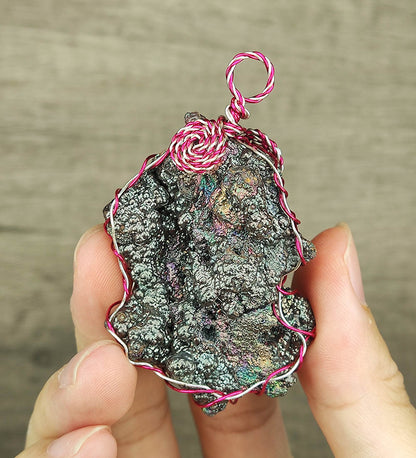 [Ultra Rare] Purple Scale Leklai Pendant (4.7cm) | Dragon Armor Morphology | 4-Color Manifestation | Elite Gallstone Ancient Material
