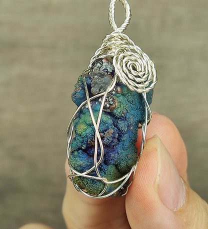 [Top Tier] Buddha Bead Gallstone Pendant | Blue & Green Manifestation | Serene Guard & Career Vitality