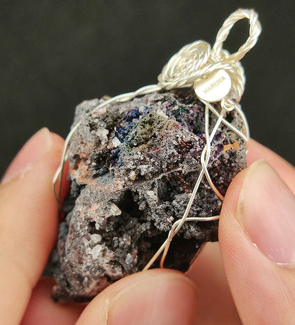 "Top Grade" Black Crystal Leklai Pendant | Sparkling Diamond Series x Bling Bling Crystals | Warding Off Evil, Establishing Authority & High-Frequency Protection | Malaysia Leklai