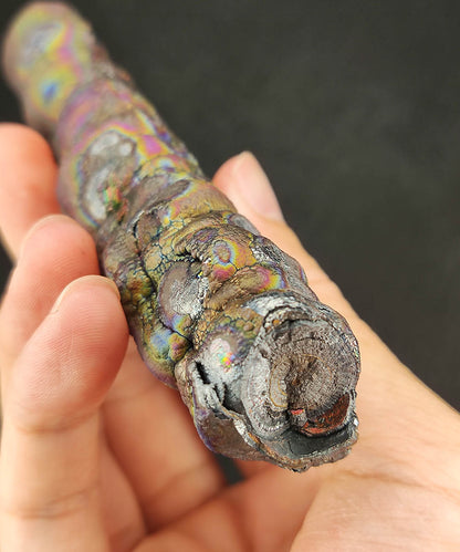 Premium Buddha Pillar Leklai | Rare "Money Eye" Manifestation x Multicolored Core | 11.6cm Wealth & Authority Anchor | Malaysia Natural Leklai