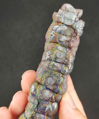 Premium Buddha Pillar Leklai | Rare "Money Eye" Manifestation x Multicolored Core | 11.6cm Wealth & Authority Anchor | Malaysia Natural Leklai