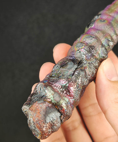 Premium Buddha Pillar Leklai | Rare Pink & Multicolored Manifestation | 13cm Career & Wisdom Anchor | Malaysia Natural Leklai