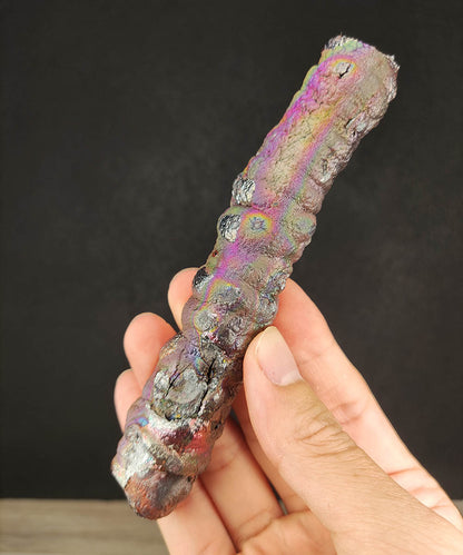 Premium Buddha Pillar Leklai | Rare Pink & Multicolored Manifestation | 13cm Career & Wisdom Anchor | Malaysia Natural Leklai