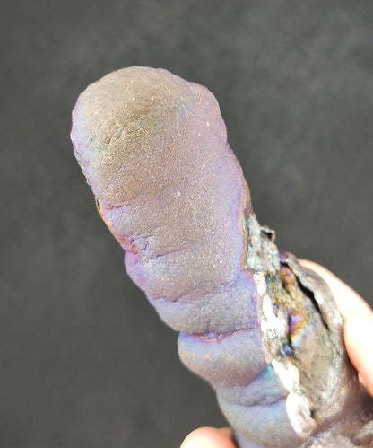 Aged Buddha Pillar Leklai | Bronze, Brown & Vibrant Purple | Grounding Strength & Wisdom Manifestation | Malaysia Natural Leklai