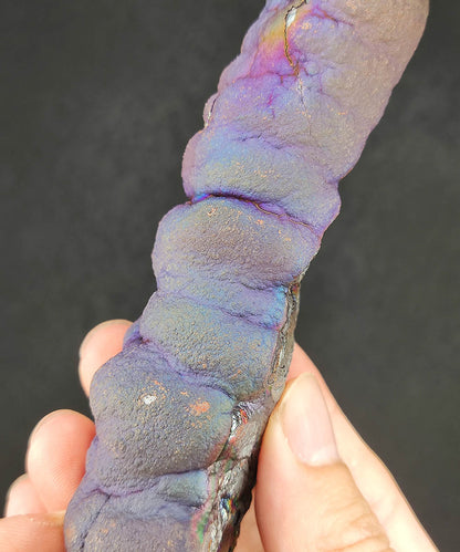 Aged Buddha Pillar Leklai | Bronze, Brown & Vibrant Purple | Grounding Strength & Wisdom Manifestation | Malaysia Natural Leklai