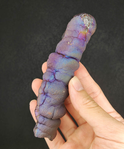 Aged Buddha Pillar Leklai | Bronze, Brown & Vibrant Purple | Grounding Strength & Wisdom Manifestation | Malaysia Natural Leklai