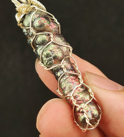 "Rare Pink-Green-Silver Giant Buddha Pillar" Pendant | Pink x Green x Silver | Elite Core Material | Mentor Attraction, Career Vitality & Protection | Master of Deflecting Sabotage | Natural Malaysian Leklai