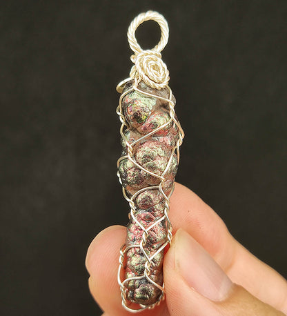 "Rare Pink-Green-Silver Giant Buddha Pillar" Pendant | Pink x Green x Silver | Elite Core Material | Mentor Attraction, Career Vitality & Protection | Master of Deflecting Sabotage | Natural Malaysian Leklai