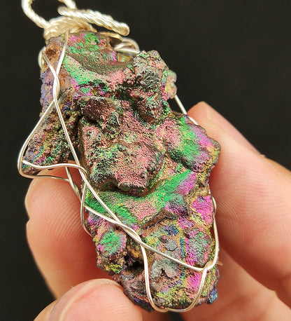 "Rare Collector Grade" Rainbow Leklai Pendant | Gold x Blue x Green x Pink x Purple | Extreme Energy Manifestation | Full-Aura Repair | Natural Malaysian Leklai
