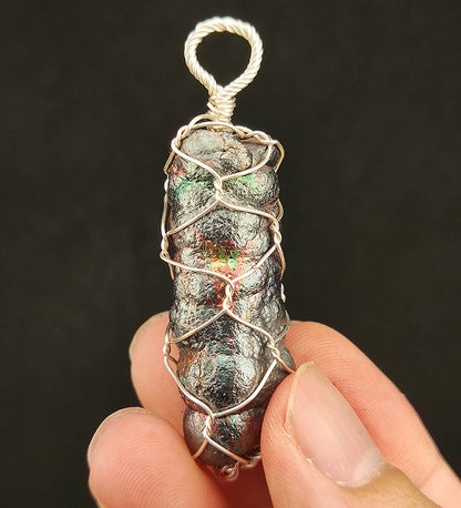 "Superior Giant Buddha Pillar" Pendant | Silver x Pink x Green | Round-Head Collector's Grade | Wealth, Mentors & Career Vitality | Ultimate Protection | Natural Malaysian Leklai
