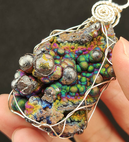 Collector's Grade "HARUKA Giant Buddha Bead" Original Stone Pendant | Rainbow Aurora Multi-Color | Rare Core Material | Full-Spectrum Energy Recalibration | Natural Malaysian Leklai | Convertible to Keychain