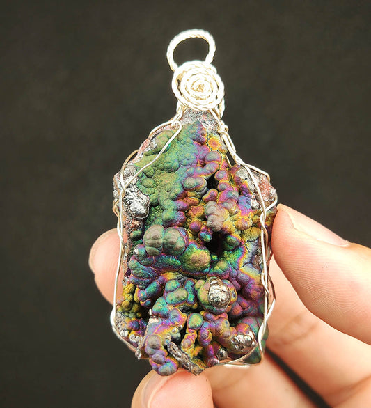 Collector's Grade "HARUKA Giant Buddha Bead" Original Stone Pendant | Rainbow Aurora Multi-Color | Rare Core Material | Full-Spectrum Energy Recalibration | Natural Malaysian Leklai | Convertible to Keychain