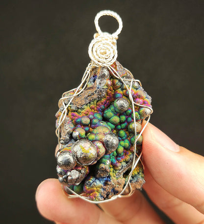 Collector's Grade "HARUKA Giant Buddha Bead" Original Stone Pendant | Rainbow Aurora Multi-Color | Rare Core Material | Full-Spectrum Energy Recalibration | Natural Malaysian Leklai | Convertible to Keychain