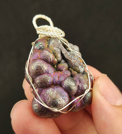 Fine Grade "HARUKA Giant Buddha Bead" Original Stone Pendant | Red x Silver x Gold x Purple | Elite Core Material | Dynamic Momentum & Emotional Composure | Natural Malaysian Leklai | Convertible to Keychain