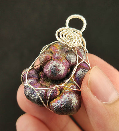 Fine Grade "HARUKA Giant Buddha Bead" Original Stone Pendant | Red x Silver x Gold x Purple | Elite Core Material | Dynamic Momentum & Emotional Composure | Natural Malaysian Leklai | Convertible to Keychain